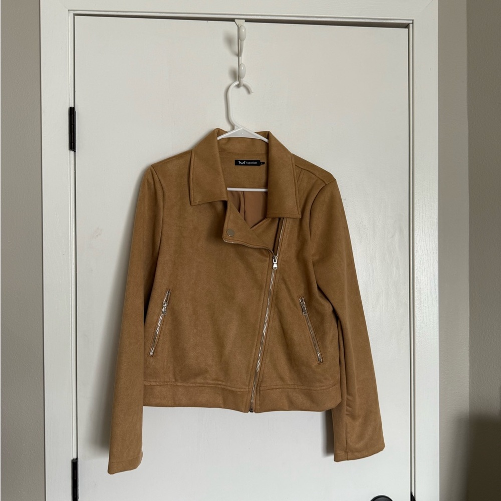 Tan Suede Women's Jacket
